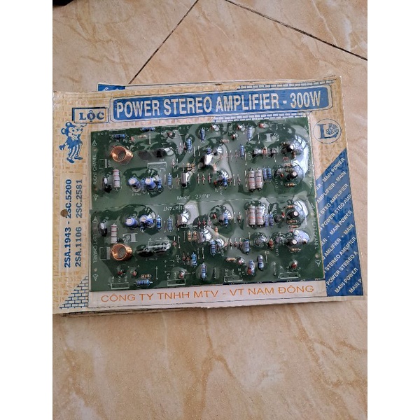 Bo công suất 8 sò 2 vế 300w lộc