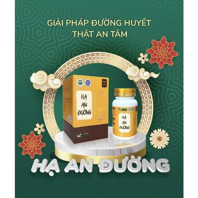 Hạ an đường hỗ trợ giảm đường huyết mỡ máu