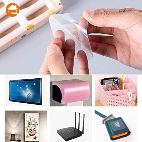 10pcs Móc Lưu Trữ Treo Tường Hai Mặt đa Năng / Keo Dính Chống Thấm Nước Phòng Tắm Và Nhà Bếp đa Chức Năng Không Có Lỗ đóng đinh