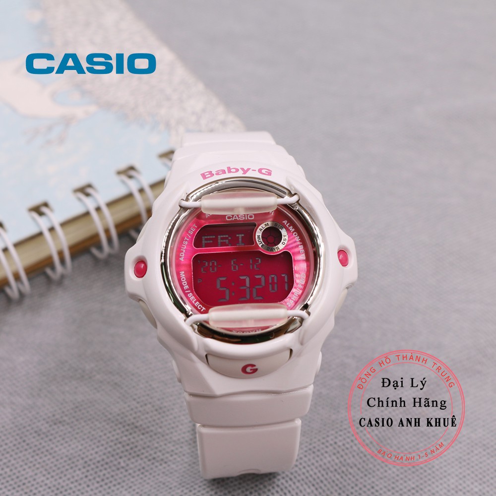 Đồng hồ nữ điện tử Casio BabyG BG-169R-7DDR dây nhựa