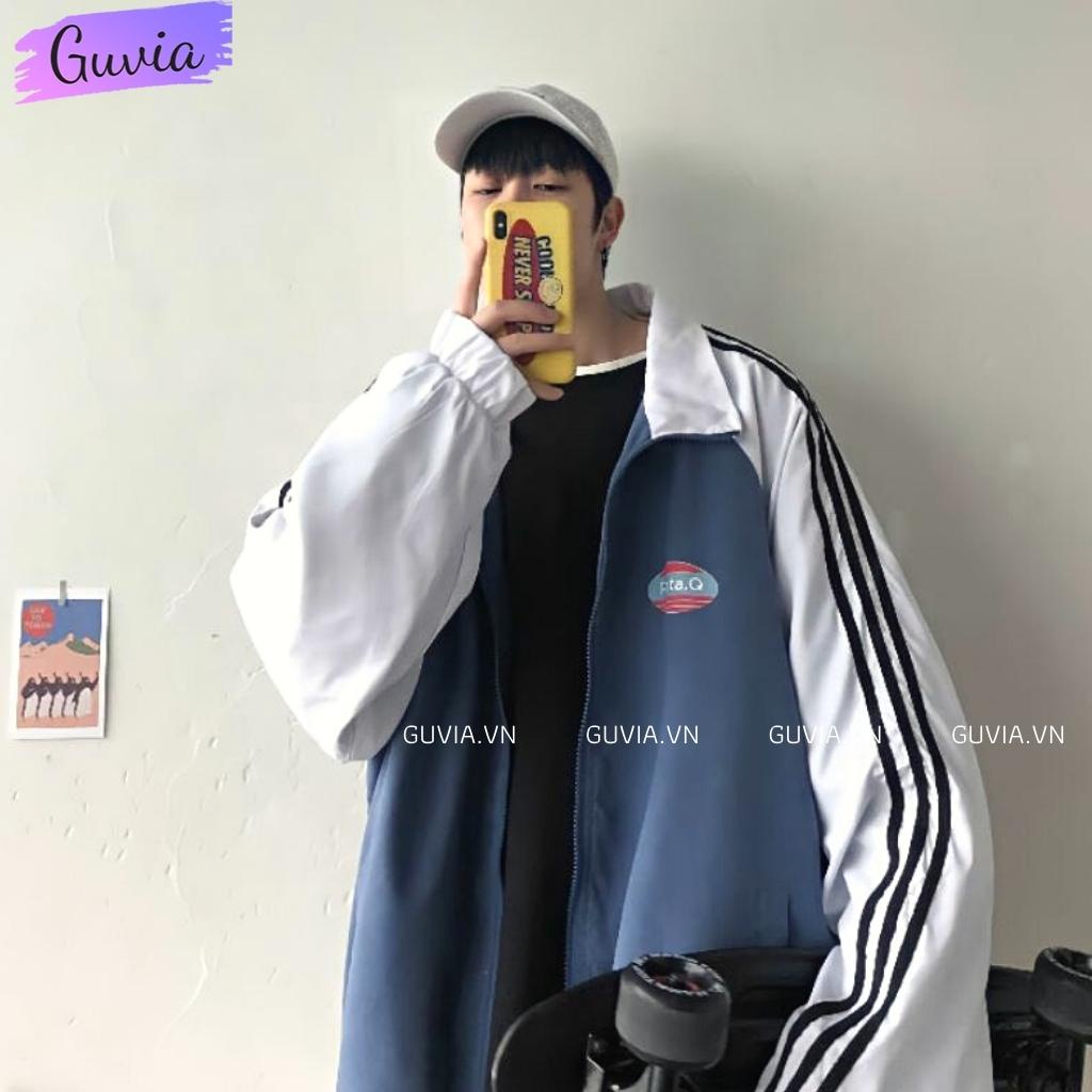 Áo Khoác Dù PENTA.Q 2 Lớp Form Rộng Nam Nữ Unisex, Áo Gió Bomber Bóng Chày Chống Nắng Ulzzang GUVIA