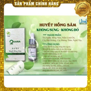 [Chính Hãng] HUYẾT HỒNG SÂM - TÁI SINH LÀN DA VIỆT - MỤN ẨN, MỤN MỦ, MỤN ĐẦU ĐEN, MỤN BỌC_ Đông Y Vũ Đức 10ml