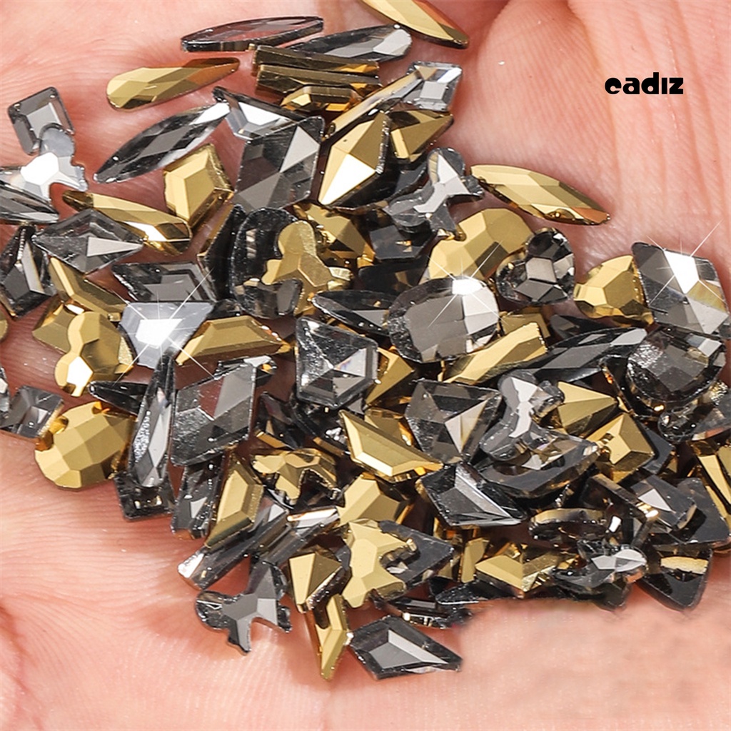 Bộ 100 Hạt Đá Đính Trang Trí Móng Tay Hình Phantom Siêu Nhẹ DIY Dành Cho Nữ