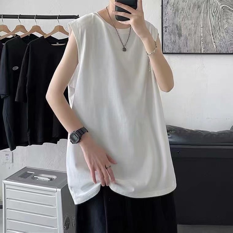ÁO BA LỖ CỘC TAY SÁT NÁCH,ÁO TANKTOP NAM FROM RỘNG UNISEX TẬP GYM ĐI CHƠI 2022 BL02