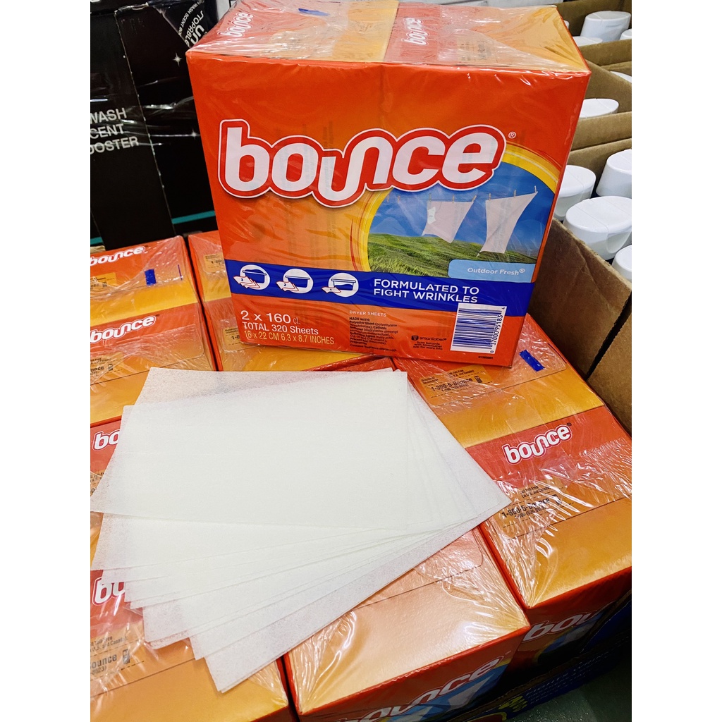 Giấy thơm quần áo Bounce, hàng Mỹ