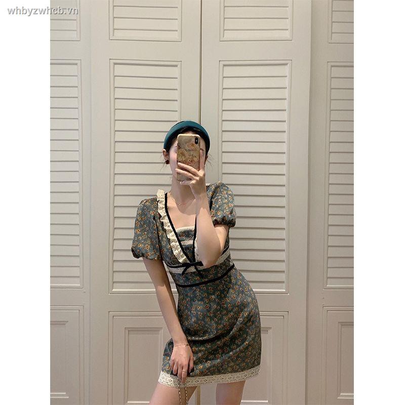 Đầm Thời Trang Cổ Chữ V Tay Phồng Thanh Lịch Cho Nữ 2021 | BigBuy360 - bigbuy360.vn