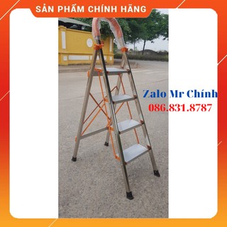 Thang Ghế Nhôm 4 bậc inox - bảo hành 24 tháng
