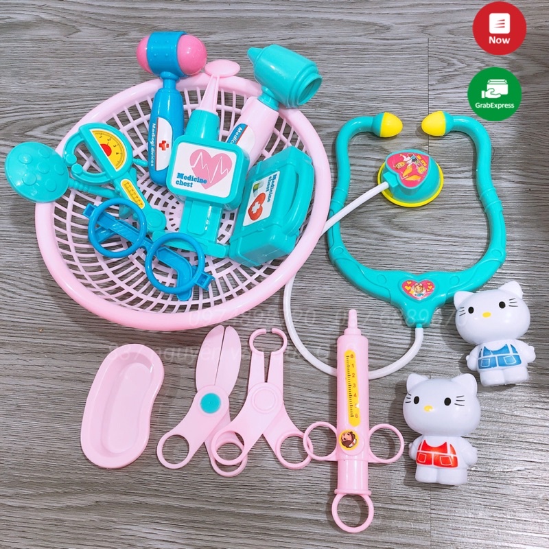 Đồ chơi bác sĩ mèo kitty bé thích làm bác sỹ