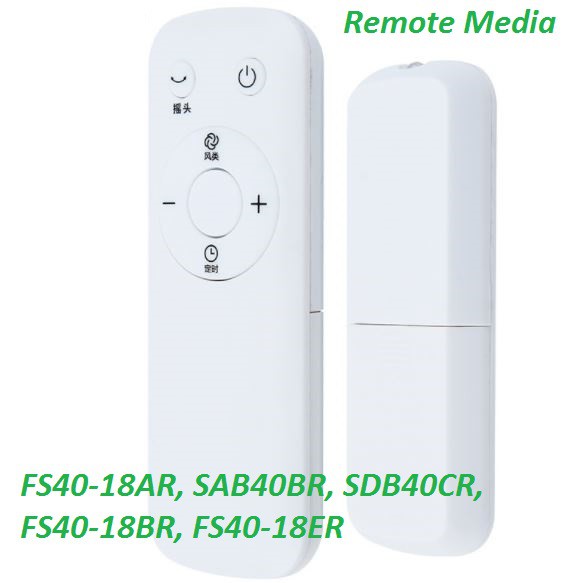Remote Điều Khiển Media 6 Nút M-06B Trắng Đen❤️Tay Khiển Midea FS40-18AR