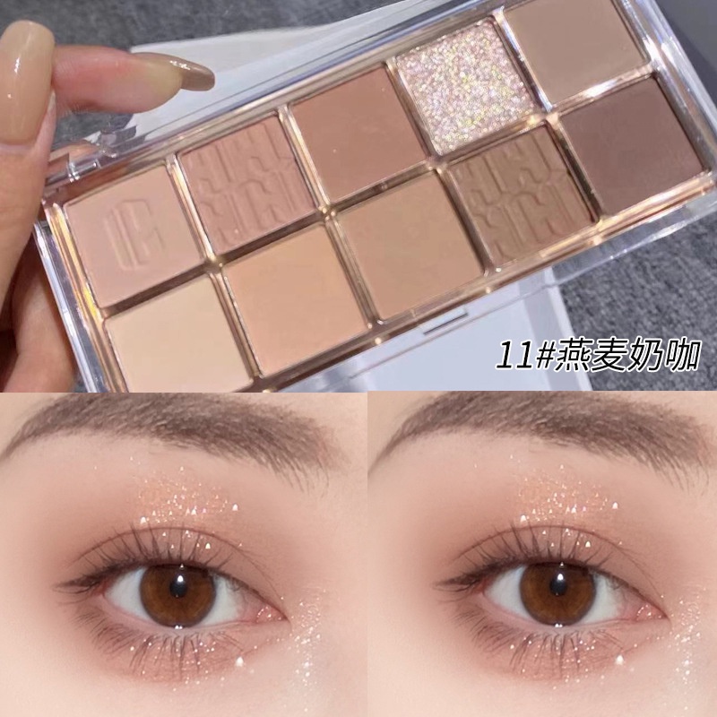 Bảng Phấn Mắt Sweet mint 10 Màu Tông Lì Và Nhũ