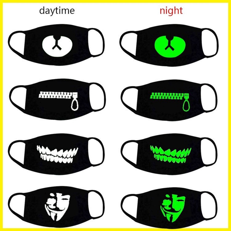 Khẩu trang cotton màu đen thoáng khí có thể tái sử dụng