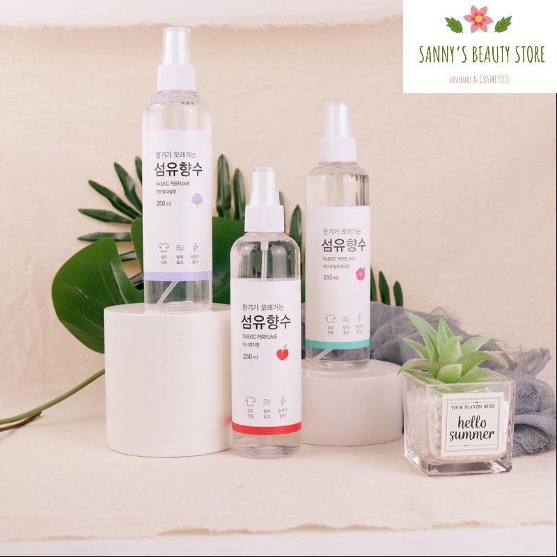 Xịt Thơm Quần Áo 🌸 FREESHIP 🌸 Nước Hoa Quần Áo Hàn Quốc Fabric Perfume 250ml (3 mùi) | BigBuy360 - bigbuy360.vn