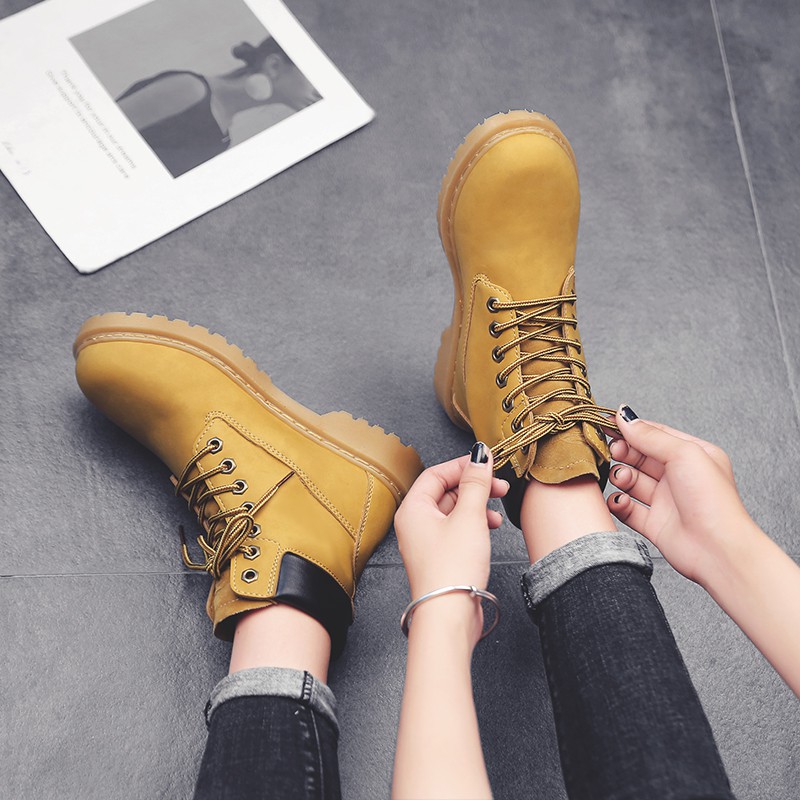 Giày Boots Martin Cổ Cao Thời Trang Thu Đông Cho Nữ | BigBuy360 - bigbuy360.vn