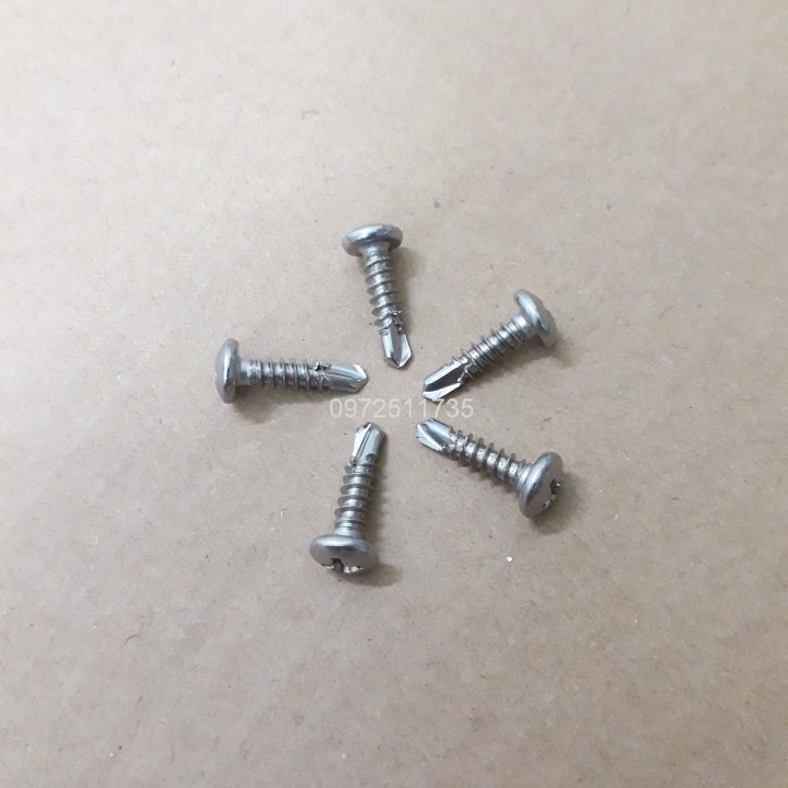 Vít tự khoan đầu tròn inox M4x16 (1kg)