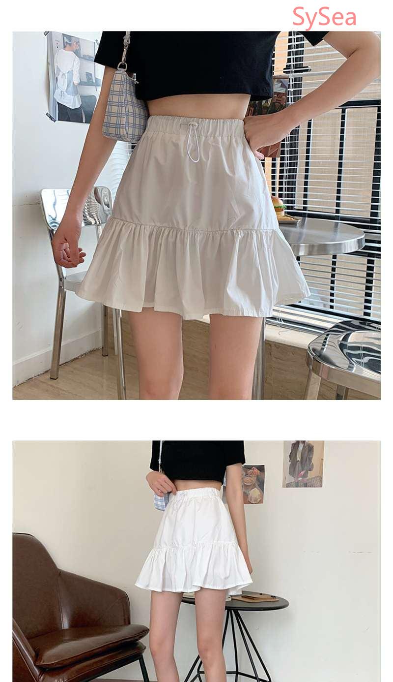 Chân Váy Chữ A Lưng Cao Phối Dây Rút Thời Trang Mùa Hè Cho Nữ | BigBuy360 - bigbuy360.vn