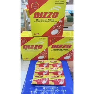 ✅ Viên sủi hỗ trợ tiêu hóa Dizzo vỉ 4 viên