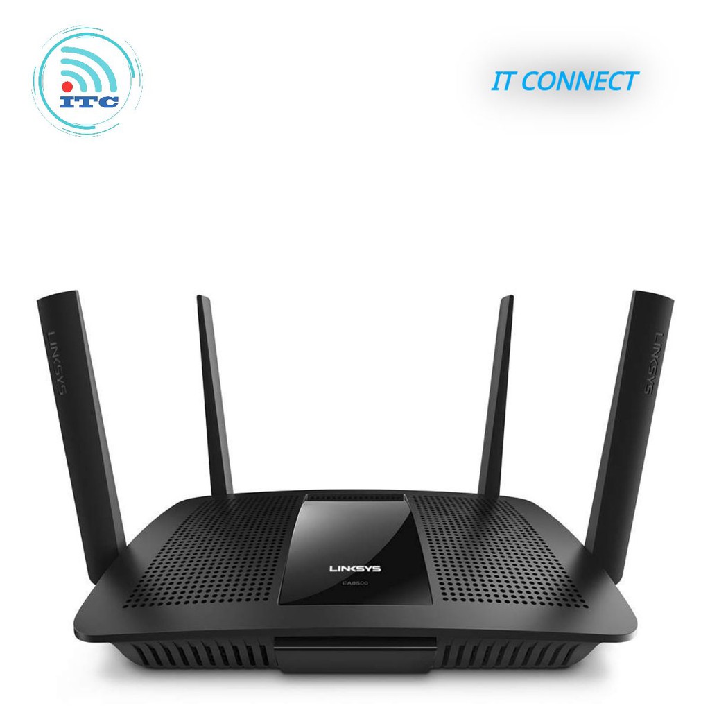 Bộ phát Wifi MU-MIMO Linksys EA8500 Max-Stream Chuẩn AC Tốc Độ 2600Mbps - Hàng Chính Hãng