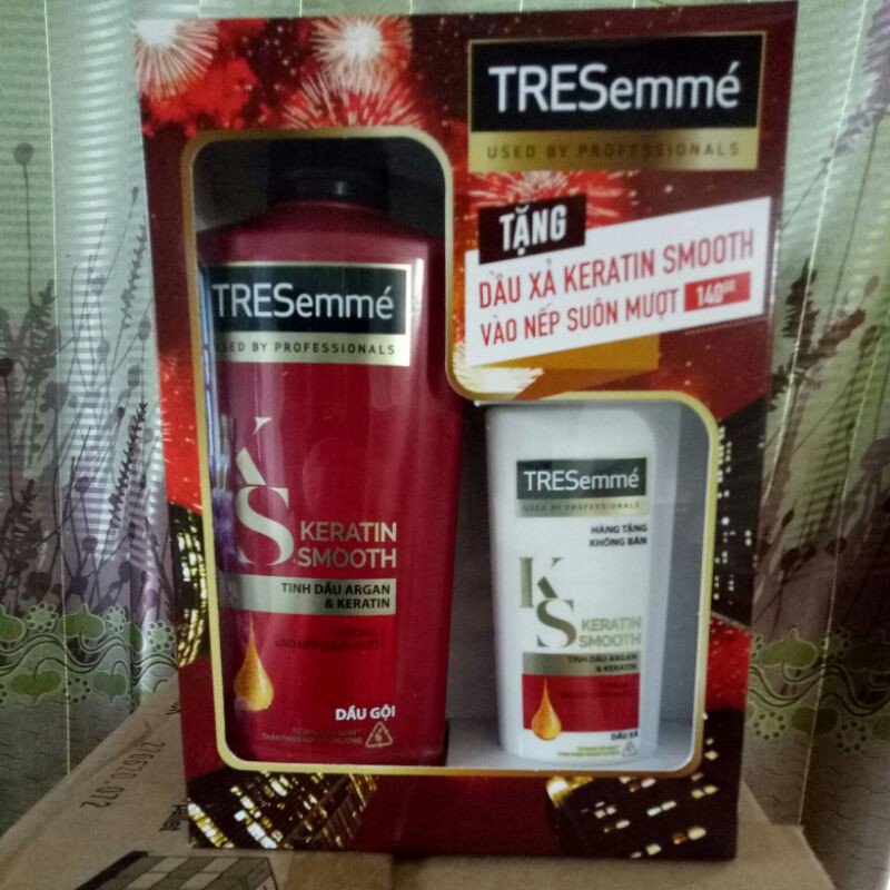 BỘ DẦU GỘI 650G  TRESEMME (tặng dầu xả 145ml)