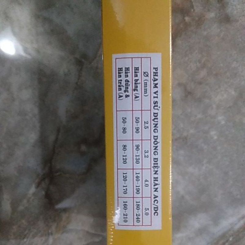 Que hàn điện KT-421 Kim tín 2,5mmx300mm