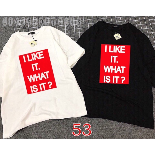 Áo thun like it khung đỏ