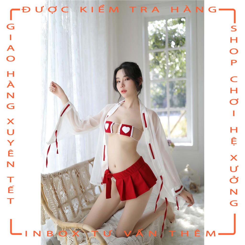 Đồ ngủ Cosplay y tá kèm áo choàng hút hồn  - hot tiktok | BigBuy360 - bigbuy360.vn