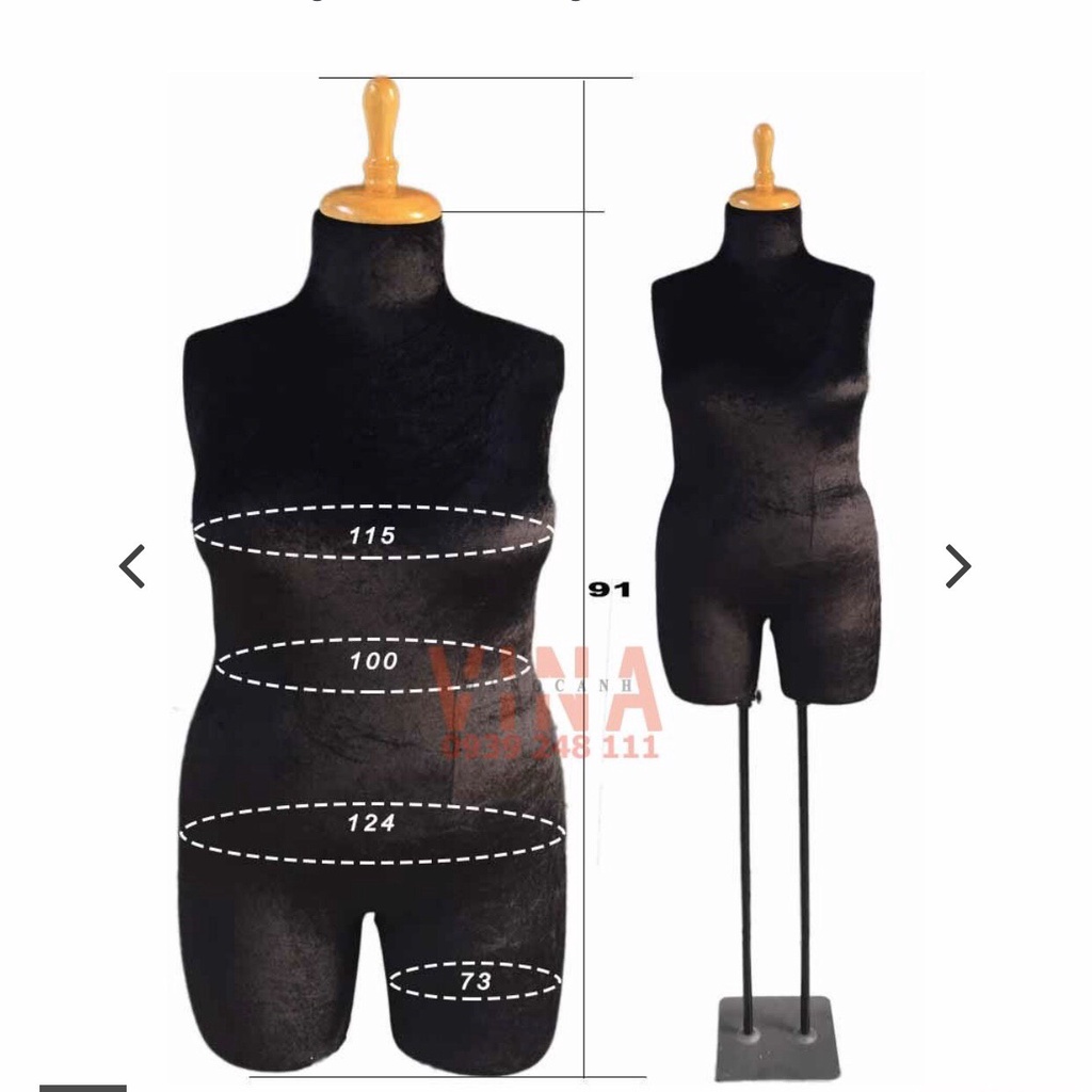 manocanh nhung bigsize nữ  treo đồ mẫu  trên 100kg