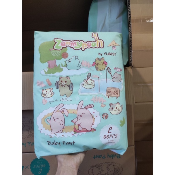 PHIÊN BẢN MỚI BỈM YUBEST ZUMMYPOOH DÁN/QUẦN S132/S90 dán/ M84 dán/L78 quần/ XL72 quần/ XXL66 quần
