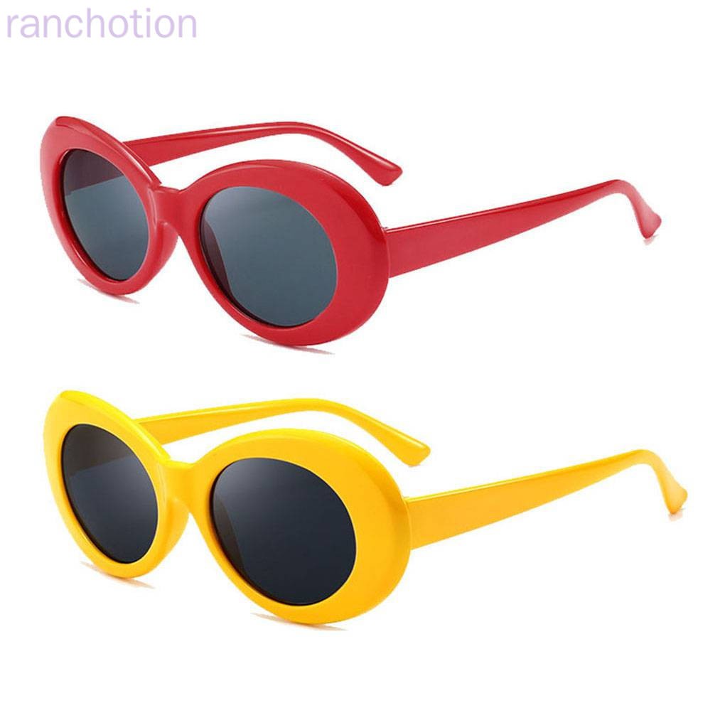 Kính mát gọng oval phong cách retro thời trang cho unisex | BigBuy360 - bigbuy360.vn