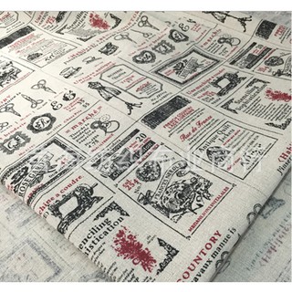 Vải bố, vải canvas tờ báo
