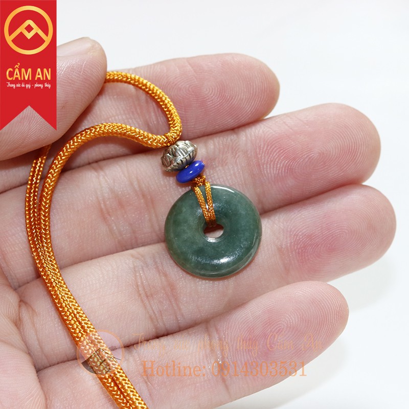 Mặt dây chuyền đồng điếu Jadeite A