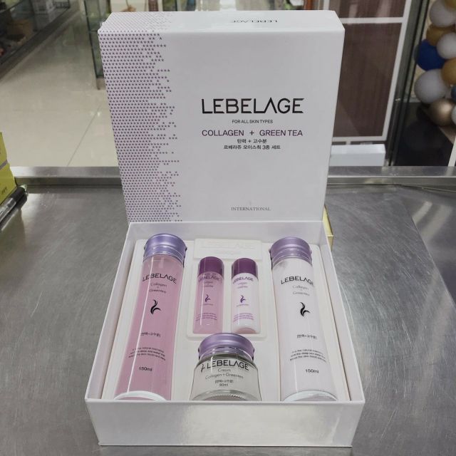 🇰🇷Bộ dưỡng da LeBeLaGe Collagen vs green tea