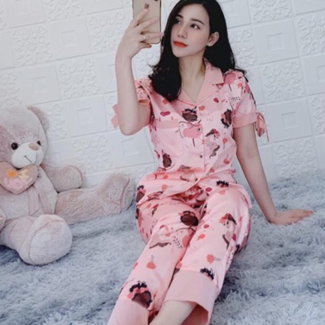 Đồ bộ lụa satin cao cấp