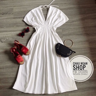 Bigsize đầm xếp li eo d422