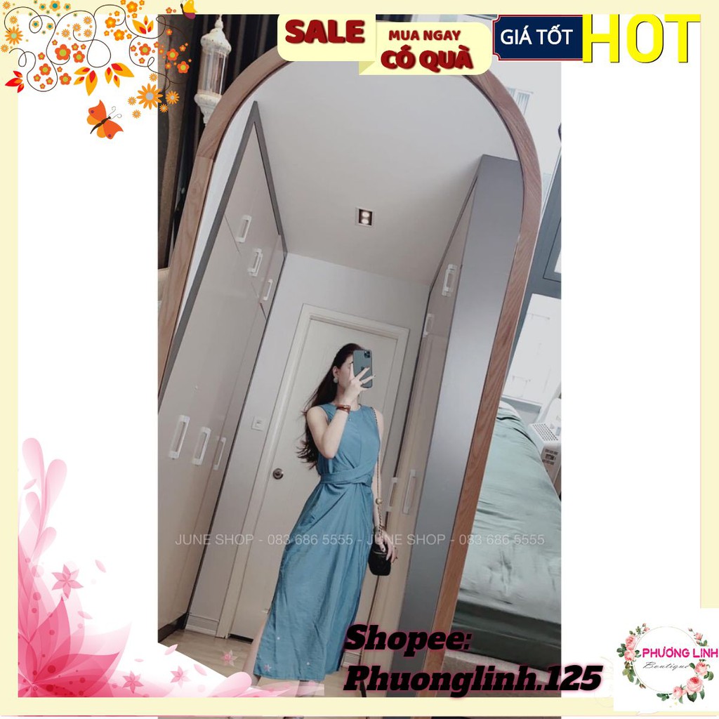 BÁN SỈ VÁY XANH BLUE BUỘC EO | BigBuy360 - bigbuy360.vn