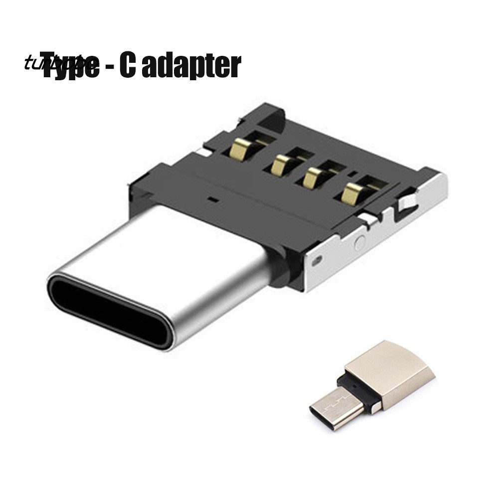 Đầu Chuyển Đổi Từ Giắc Cắm Type-C Sang Giắc Cắm Usb Otg Tiện Dụng Chất Lượng Cao