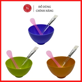 Dụng cụ đắp mặt nạ 3in1 Chổi Bát Thìa