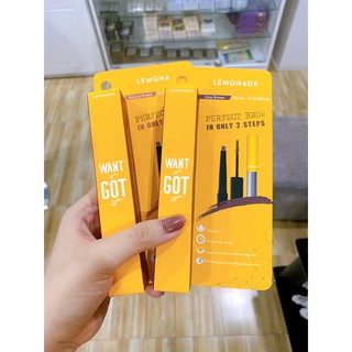 Chì kẻ mày Lemonde Dual Eyebrow