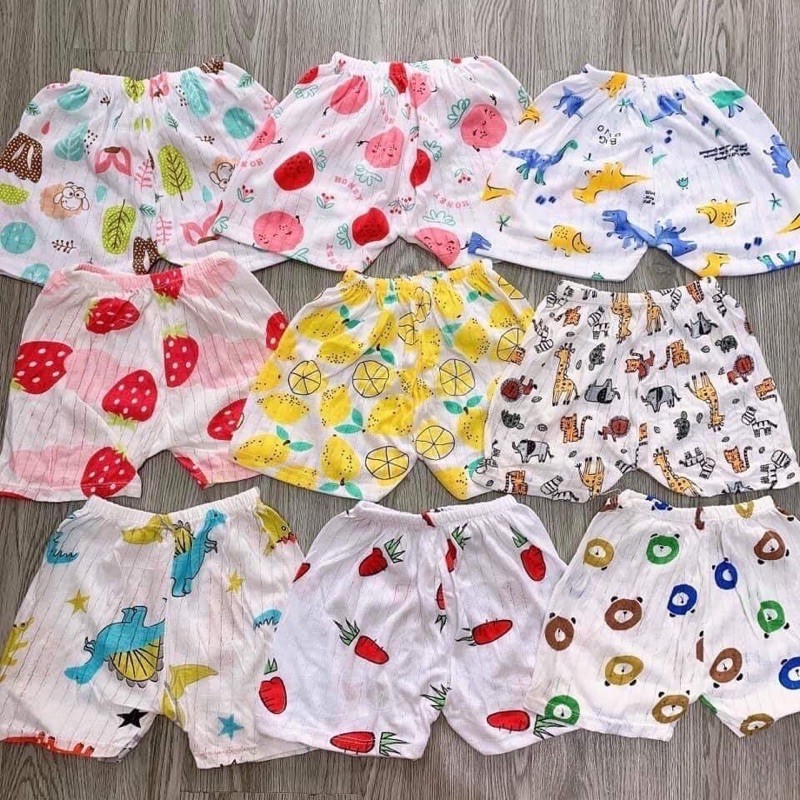 Quần chục cotton giấy cho bé trai bé gái