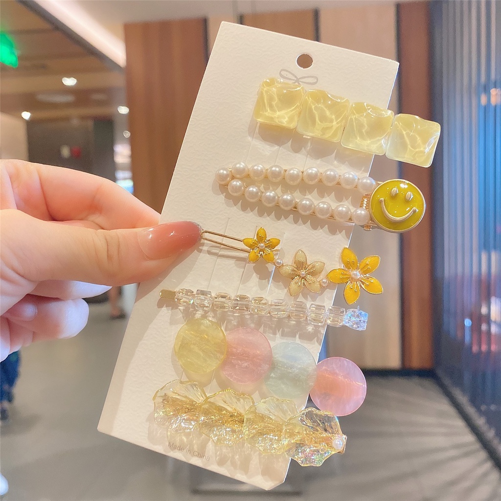 Set 6 Kẹp Tóc Thời Trang Cho Nữ