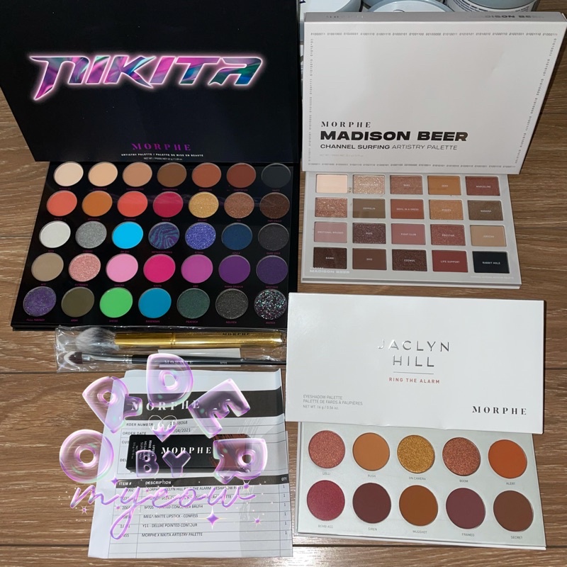 Tổng hợp các bảng phấn mắt Artistry; Nikita, James Charles... Eyeshadow Palette