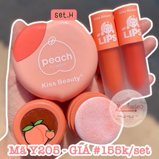 🍑set makeup peachie 4 món