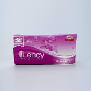 giấy lụa lau mặt lency