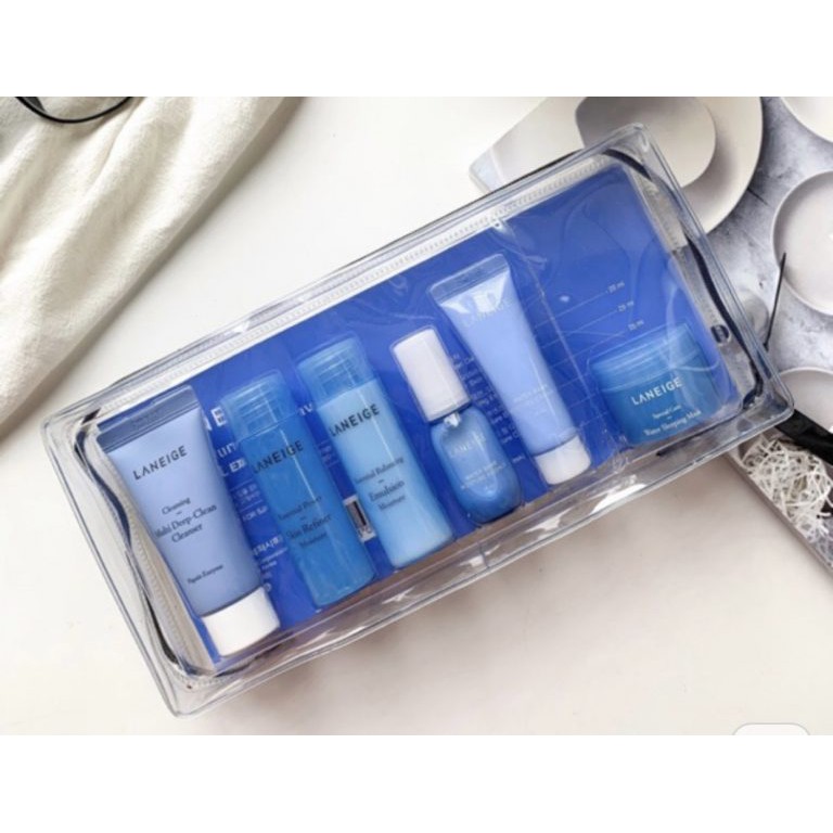 SET DƯỠNG DA MINI 6 MÓN LANEIGE MOISTURE CARE (HÀN QUỐC) - Bộ kit du lịch 6 món