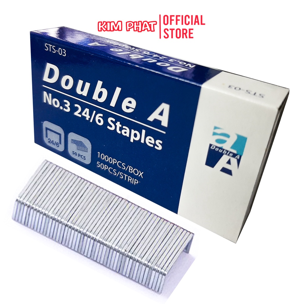 Đạn ghim, Kim bấm số 3 Double A 24/6