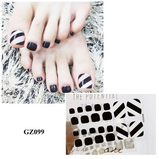 Miếng dán móng chân - Nail Wraps (22 miếng dán khô)