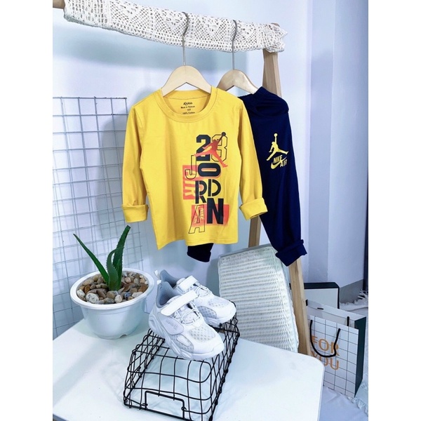 Combo bộ cotton size nhỡ cho bé (6-8b)