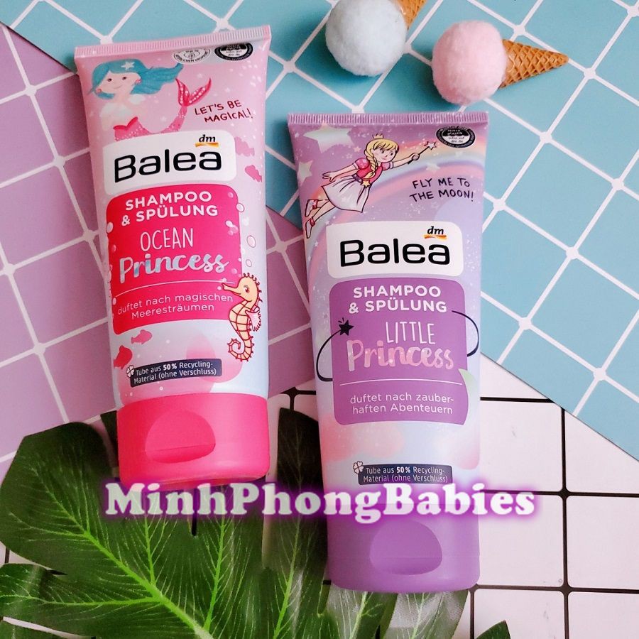 Dầu Gội Xả 2 In 1 Balea Shampoo &amp; Spulung Princess