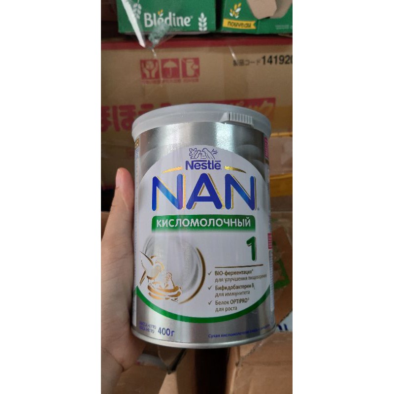 Thanh lý Sữa Nan Nga số 2.3 loại 400g date 10/2021 mẫu mới