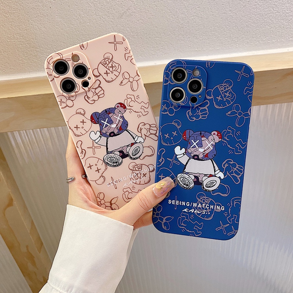 ỐP chống bẩn, ốp chống sốc Ốp lưng iphone cạnh vuông lỗ camera tim hồng 7plus/8plus/x/xr/xs/11/12/13/pro/max/plus/p