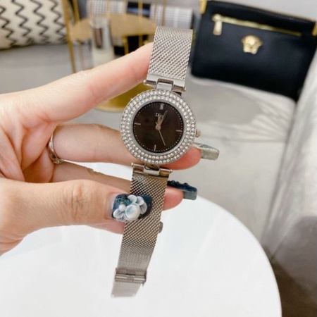 đồng hồ nữ dây kim loại dior ,mặt đính đá ,màu trắng đỏ đen xanh, đeo tay cực đẹp .hàng nhập khẩu authentic cao cấp | BigBuy360 - bigbuy360.vn